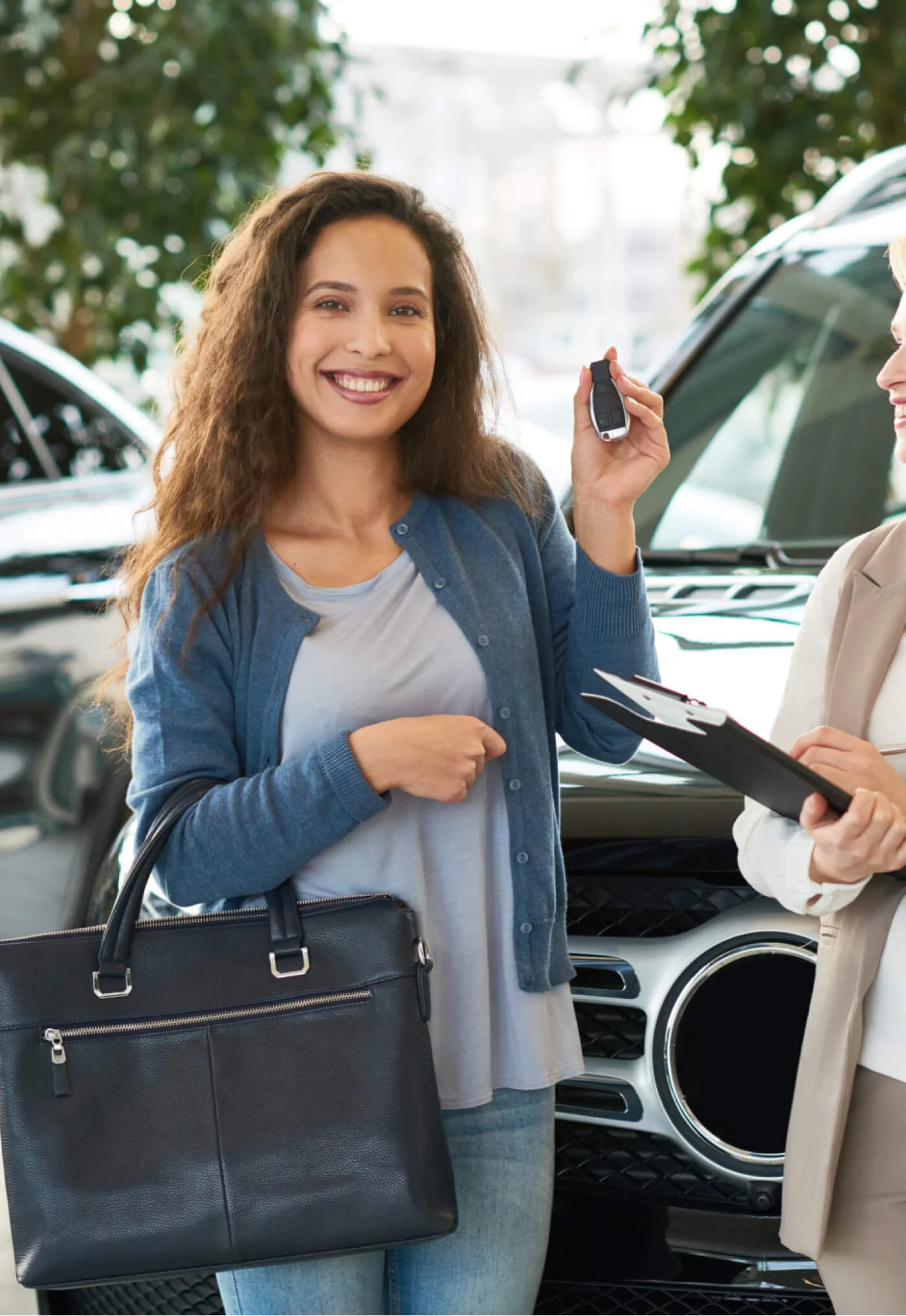 Portrait of New Car Owner